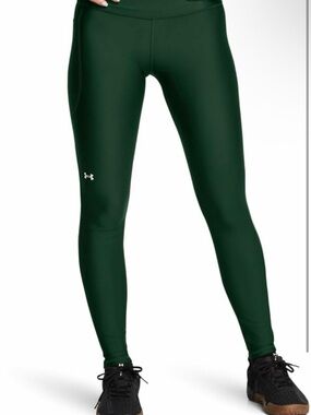 Under Armour Women's Dark Green Performance Leggings